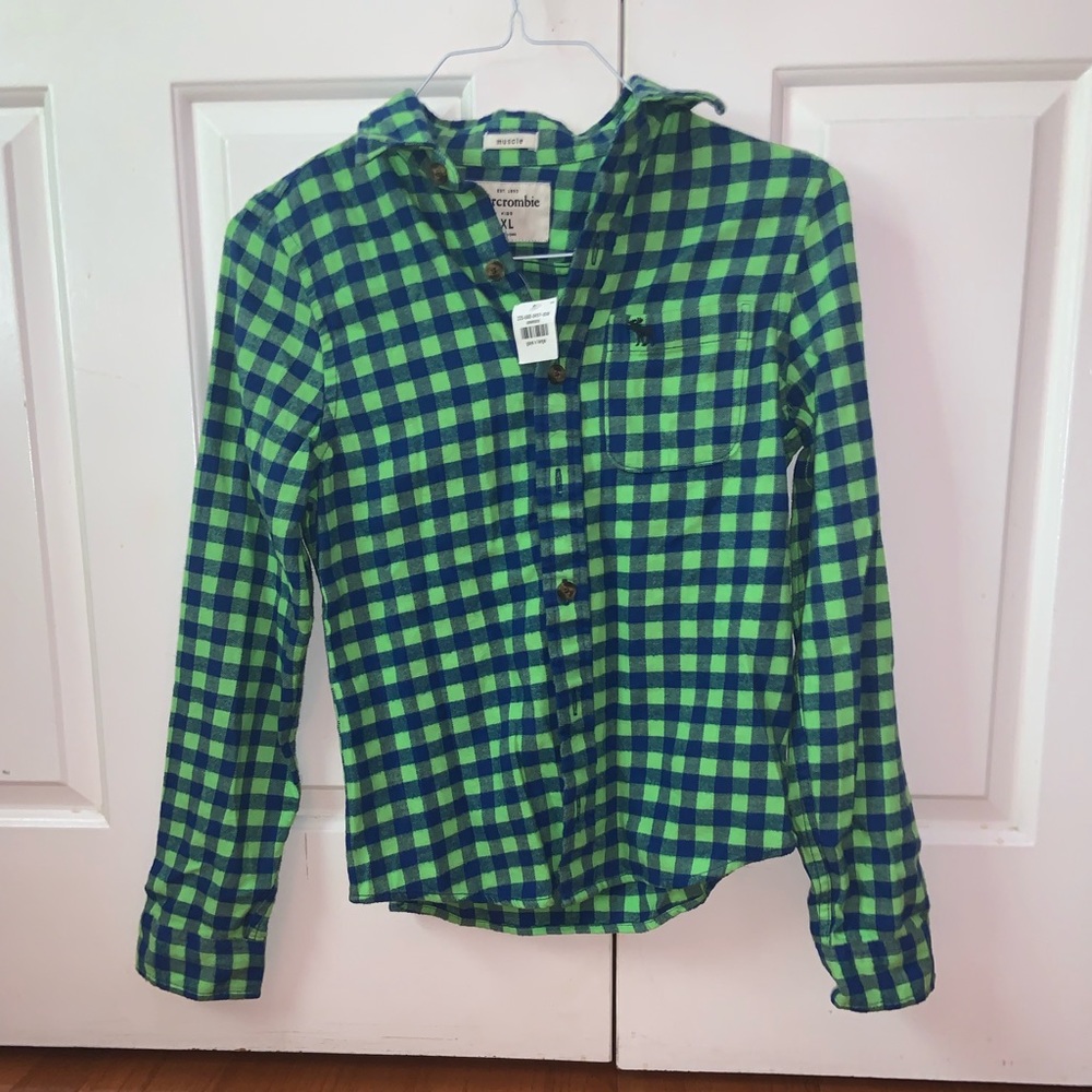 Abercrombie Kids NWT Button Down Flannel